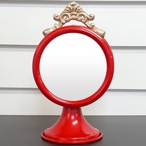 골든벨시계 p유니 테이블 미러, 73 60 레드