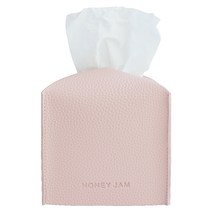 허니잼 미니 사각 가죽 각티슈커버, 인디핑크