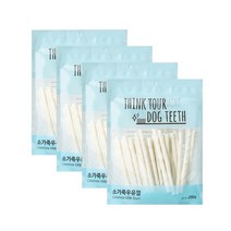 띵크유어도그티 딩고 스틱껌, 우유맛, 4개