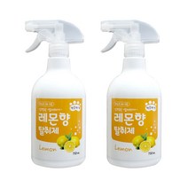 깨끗하개 반려견 탈취제 레몬향, 750ml, 2개입