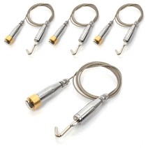 선반나라 천정원터치 후크 튼튼 대형, 골드, 4개입