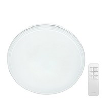 데이온 원형 LED 리모컨 방등 심플 60W, 전구색, 주광색