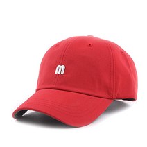아이엠캡 M 로고 벨로어 볼캡