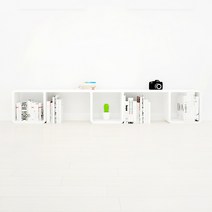 큐빅스 2 로우책장 C, 화이트