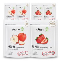 내아이애 동결건조 과일칩 딸기 12g x 3p + 사과 12g x 3p, 딸기, 사과, 1세트