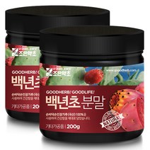 굿허브 프리미엄 백년초 분말, 2개, 200g