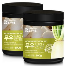 조은약초 프리미엄 무우 분말, 300g, 2개입