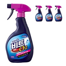 비트 O2 강력 얼룩제거제, 500ml, 4개입