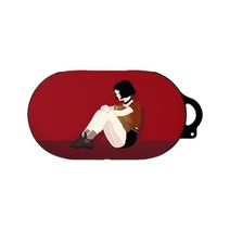 바니몽 틸다 갤럭시 버즈 디자인케이스, 레드