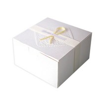 이홈베이킹 정사각원터치상자 15 x 8.5cm, 옐로우 + 화이트, 14개입