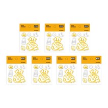 라인프렌즈 BT21 데코 스티커, 슈키, 7개입
