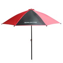 벅703 국내산 1단 파라솔 218 x 239 cm, 블랙레드, 1개
