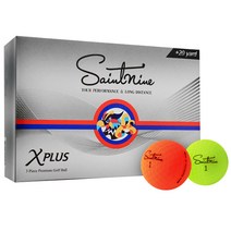 넥센 2020 세인트나인 X 플러스 골프공 3피스 42.67mm 6p, 무광 컬러(랜덤 발송), 1세트