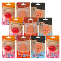 미소로 귀코입 연필깎이 207-01876, 랜덤 발송, 10개