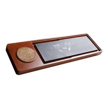 명장 하당청취 대나무 다탁 PJ782 750 x 240 x 40 mm, 혼합 색상, 1개