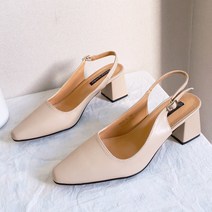 라블 베이직 기본 슬링백 힐 6.5cm