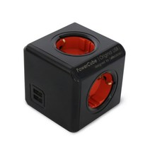 파워큐브 1250BC 멀티탭 2.0 오리지널 USB 블랙, 1개