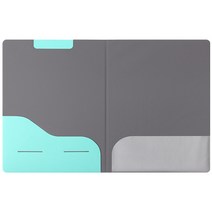 페니체 프리미엄 PU 포켓 멀티파일, 민트, 1개