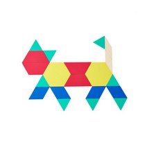 이디엑스에듀케이션 자이언트 자석 패턴 블록, 혼합 색상
