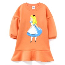 리틀래빗 여아용 앨리스 기모 원피스