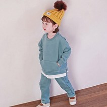 고잉키즈 아동용 베이직 기모세트