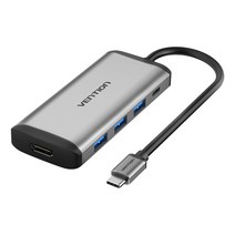 벤션 C타입 멀티포트 허브 HDMI 컨버터 CNBHB, 혼합색상