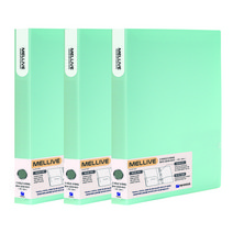 멜리브 D링 바인더 파일 3공, 민트, 3개