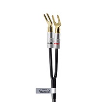 마하링크 50C 말굽 단자 스피커 케이블 5m, CP-0915, 블랙
