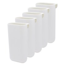 빅드림 TWIN HOLDER 직사각 다용도 모서리 꽂이 5p, 화이트, 1개