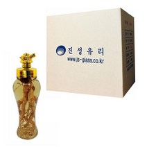 진성유리 한뿌리백자 유리병 거북, 1L, 15개