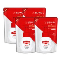 랩신 토탈 핸드워시 리필 파우더리허브향, 200ml, 4개