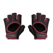 하빈저 파워 헬스 글러브 양손 세트 여성용, Merlot