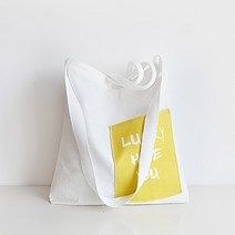 올나인 럭키 해브 유 심플 에코백