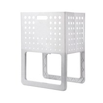 아이홈 다용도 폴딩 멀티 바스켓 수납바구니, 화이트, 1개