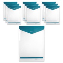 투영디자인 엘리트 세로 포켓 화일, 피콕그린, 10개
