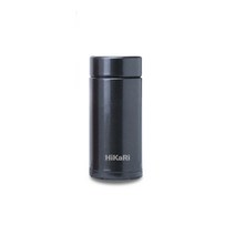히카리 슬림 미니 보온보냉 스텐 텀블러, 블랙, 200ml