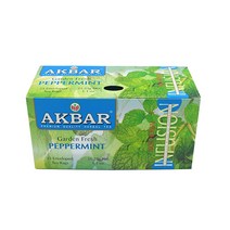 아크바 페퍼민트 허브차, 1.25g, 1개
