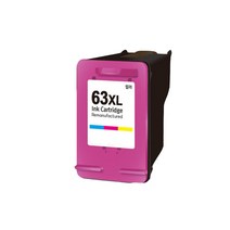 토너피아 HP 호환 330매 대용량 비정품 잉크 HP63XL F6U63AA, 컬러, 1개