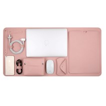 노트북 가죽파우치 5종 세트, 핑크