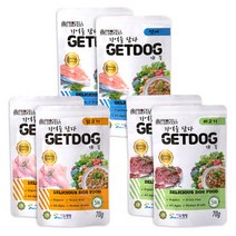 개똑 전연령용 그레인프리 강아지 습식사료 버라이어티팩, 소, 닭, 연어, 420g, 1세트