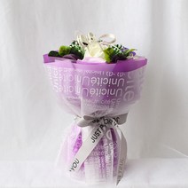 비누꽃 웨딩, 퍼플 + 화이트