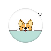 머큐리 구스페리 일러스트 멍멍이 디자인 LG 톤 플러스 프리 케이스, 까꿍코기