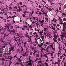 브릭월드 톡톡 놀이 컬러 디폼 블럭 지퍼 스텐드 리필용 500p, 파스텔라벤더