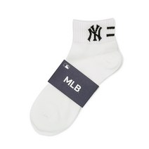 MLB 남성용 목로고 단목 양말 3족 세트