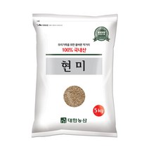 대한농산 국내산 현미, 5kg, 1개