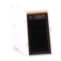 하나 골드 실크 래쉬 인조 속눈썹 0.1 x 8 mm, 블랙(JC), 1개
