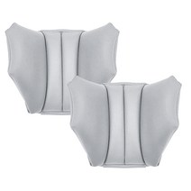 VIP 차량용 각도조절 헤드레스트 목쿠션 2p, 웜그레이, 2개