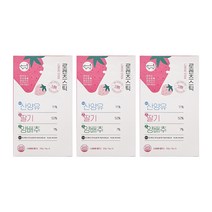 로렌츠스틱 반려동물 간식 15g, 산양유 + 딸기 + 양배추 혼합맛, 24개