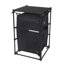 스노우라인 캠핑용 큐브 캐비넷, 블랙, 1세트