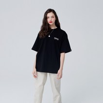 모즈모즈 백로고유령 오버핏 티셔츠